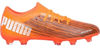 Puma Mens Ultra 3.1 FG/AG Firm Ground Artificial Ground Football Boots Shocking Orange Black