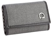 Thumbnail for your product : Ferragamo grey canvas key holder