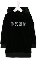 Thumbnail for your product : DKNY Hooded Sweater Dress