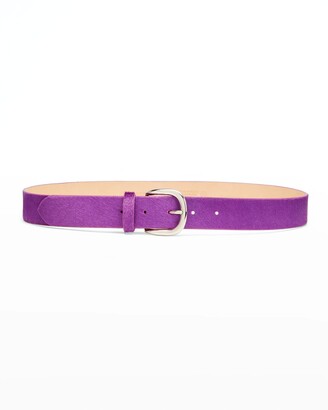 discount 79% Purple L WOMEN FASHION Accessories Belt Purple Parfois Purple belt with plate 