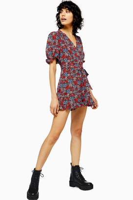 Topshop Womens Ditsy Floral Playsuit - Multi