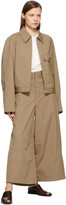 Thumbnail for your product : Lemaire Tan Cropped Large Trousers