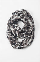 Thumbnail for your product : J. Jill Frosted floral silk infinity scarf