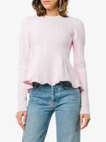 Thumbnail for your product : Proenza Schouler Long Sleeve Sculpted Knit Top