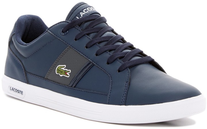 blue lacoste sneakers