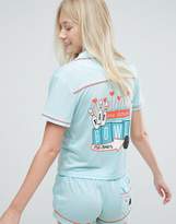 Thumbnail for your product : MinkPink Bowl Me Over Shirt And Short Pyjama Set