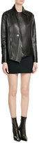 Thumbnail for your product : Anthony Vaccarello Boxy Leather Jacket