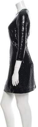 Diane von Furstenberg Sequined Menaro Mini Dress
