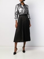 Thumbnail for your product : Marco De Vincenzo Rhinestone-Embellished Pleated Skirt