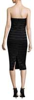 Thumbnail for your product : Black Halo Barker Striped Cocktail Sheath Dress