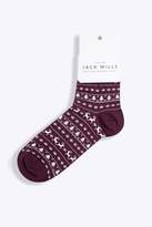 Thumbnail for your product : Jack Wills outhgill single reindeer ankle sock