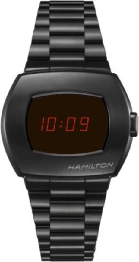 Hamilton PSR Digital Quartz Black Steel Men's Watch H52404130