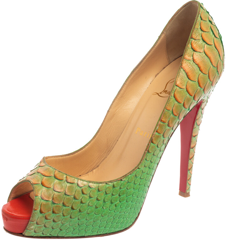 green louboutin shoes