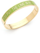 Thumbnail for your product : Kate Spade You Put the Lime in the Coconut Hinged Bangle
