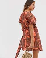 Thumbnail for your product : Stevie May Untitled paisley print mini dress
