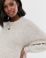 Thumbnail for your product : ASOS DESIGN Maternity fluffy sweater with balloon sleeve