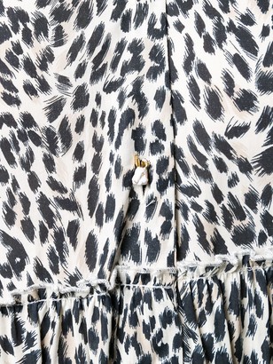Pinko Leopard-Print Shirt Dress