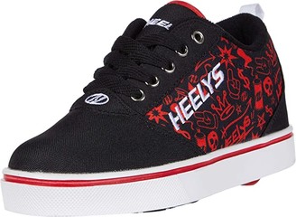 Heelys Pro 20 (Little Kid/Big Kid/Adult) (Black/Red) Boy's Shoes