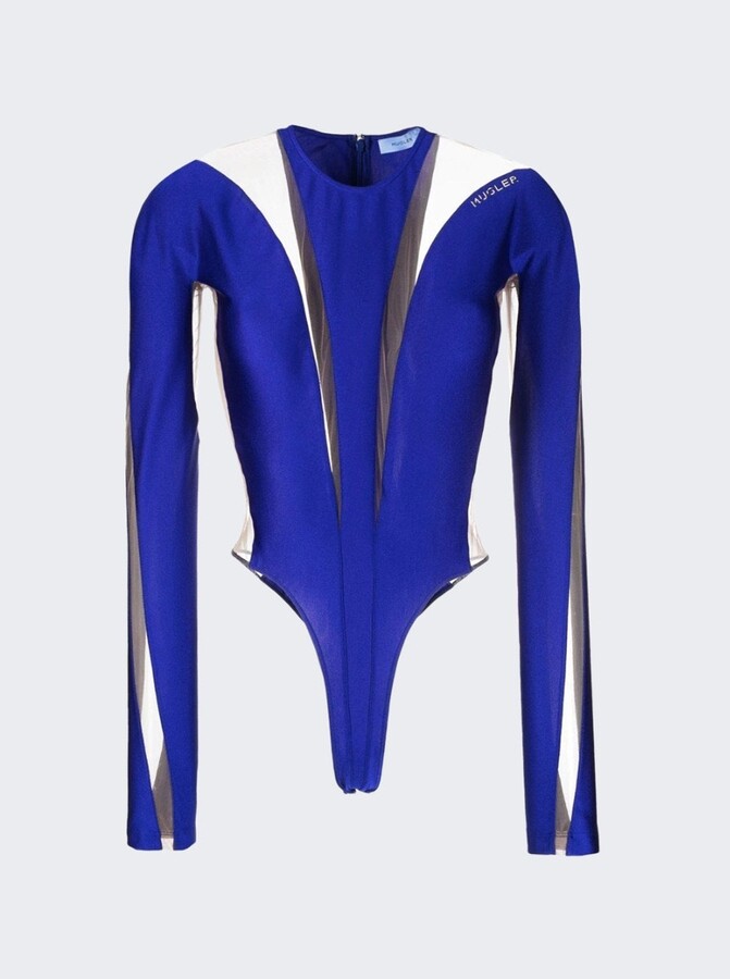 Thierry Mugler Sheer Panel Bodysuit