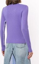 Thumbnail for your product : BAPY BY *A BATHING APE® Long Sleeve Ribbed Knit Sweater