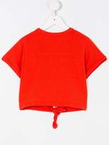 Thumbnail for your product : Elisabetta Franchi La Mia Bambina tie-front T-shirt
