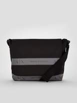 Thumbnail for your product : Armani Exchange Reflective Messenger Bag - Black