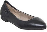 Thumbnail for your product : Office Flawless Softy Point Ballerina Flats Black Leather