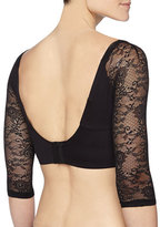 Thumbnail for your product : Cosabella Trenta Betsy Lace-Sleeve Push-Up Bra, Black