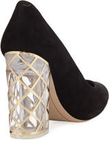 Thumbnail for your product : Karl Lagerfeld Paris Saffron Chunky-Heel Pump