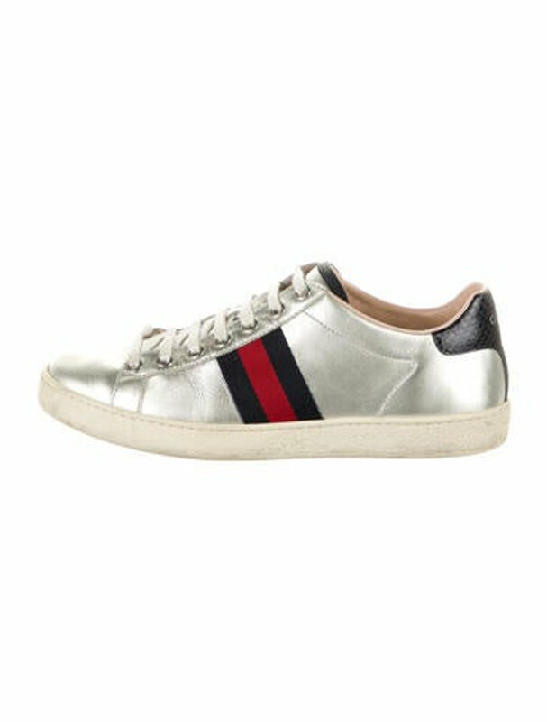 Gucci ace metallic sneakers Clearance
