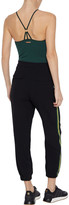 Thumbnail for your product : Pepper & Mayne Margot Ring-embellished Ribbed Stretch-jersey Bodysuit