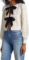 Thumbnail for your product : Alice + Olivia Kitty Puff-Sleeve Cardigan