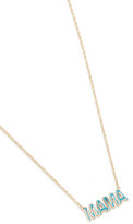 Thumbnail for your product : Jennifer Zeuner Jewelry Mama Mercer Enamel Necklace