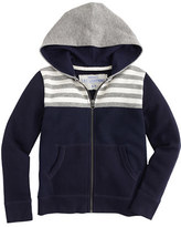 Thumbnail for your product : J.Crew Boys' hoodie in colorblock stripe