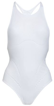 10 in white Vitamin A  Rayna Maillot One-Piece Swimsuit sz L