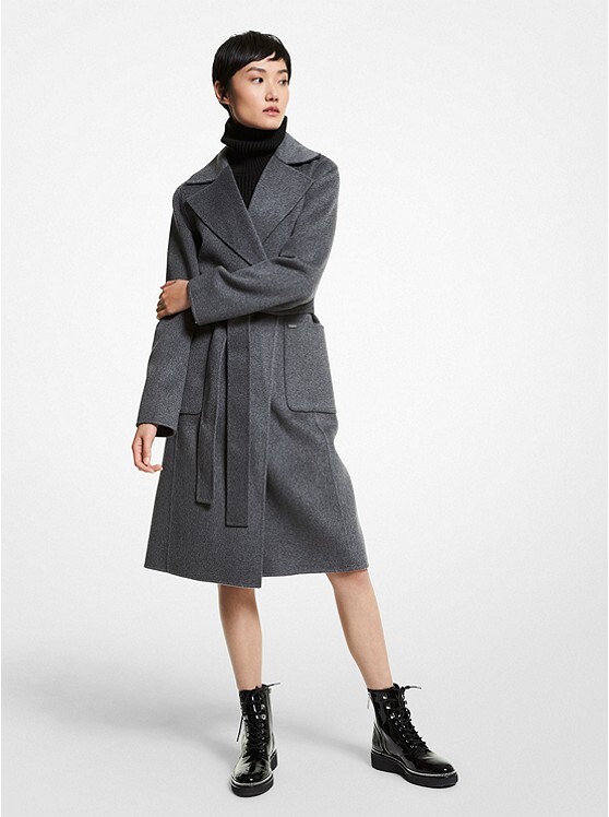 heather grey coat