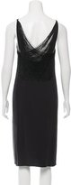 Thumbnail for your product : Jil Sander Shift Fringe-Accented Dress