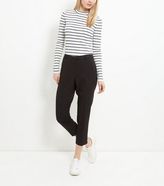 Thumbnail for your product : New Look Blacked Cropped Slim Leg Trousers