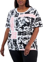 Thumbnail for your product : Disney Trendy Plus Size Mickey Mouse Graffiti T-Shirt