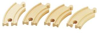 Brio Short Curved Tracks Wooden Toy
