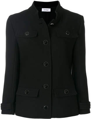 Courreges fitted button-down jacket