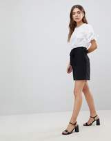 Thumbnail for your product : ASOS DESIGN tailored mini skirt with obi tie