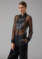 Thumbnail for your product : Giorgio Armani Silk Tuxedo Shirt