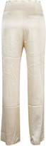 Thumbnail for your product : Nanushka Pantalone Maxi Belted Flax