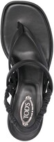 Thumbnail for your product : Tod's Thong-Strap Leather Slingback Sandals