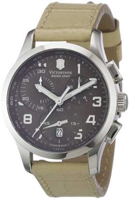 Victorinox Women's Quartz Watch Chronograph Display and Leather Strap 241320