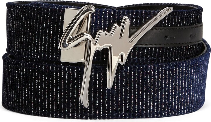 blue giuseppe belt
