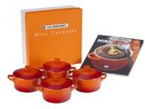 Thumbnail for your product : Le Creuset Cocottes & Cookbook/Set of 4