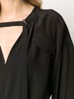 Thumbnail for your product : Dorothee Schumacher Fluid Volumes D-ring blouse