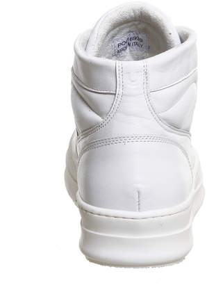 Oki-Kutsu Oki Kutsu Ichi Hip Top Sneaker White Mono Leather